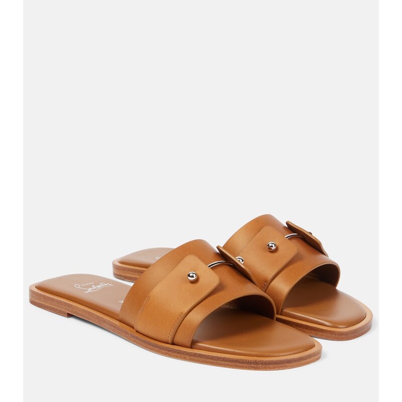 Christian Louboutin Chambelimule leather slides