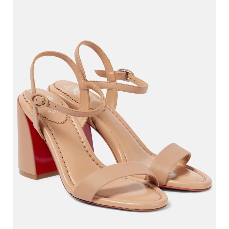 Christian Louboutin Miss Jane leather slingback sandals