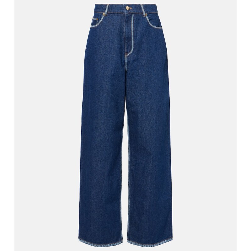 Nina Ricci High-rise wide-leg jeans