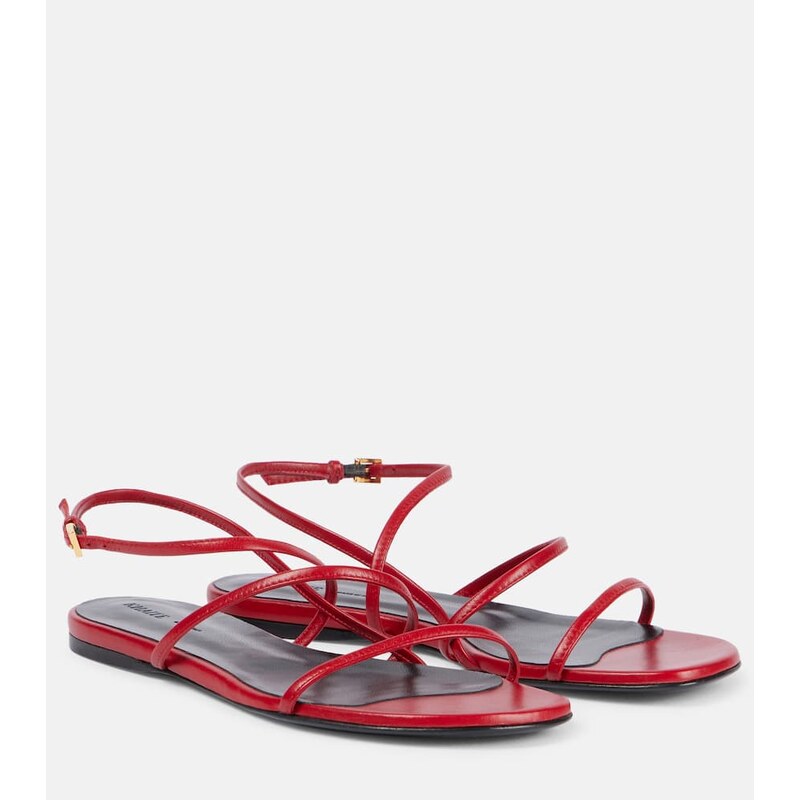 Khaite Loop leather sandals