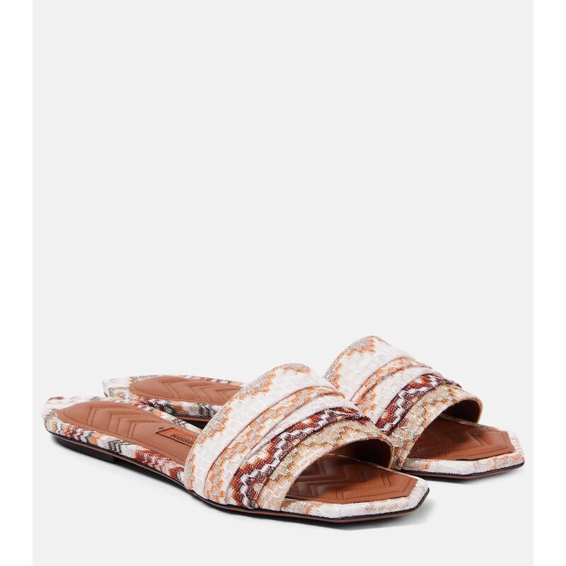 Missoni Gia raschel sandals