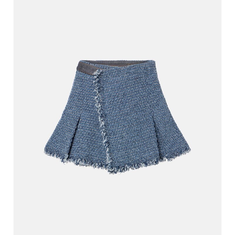 Sacai Punching denim shorts