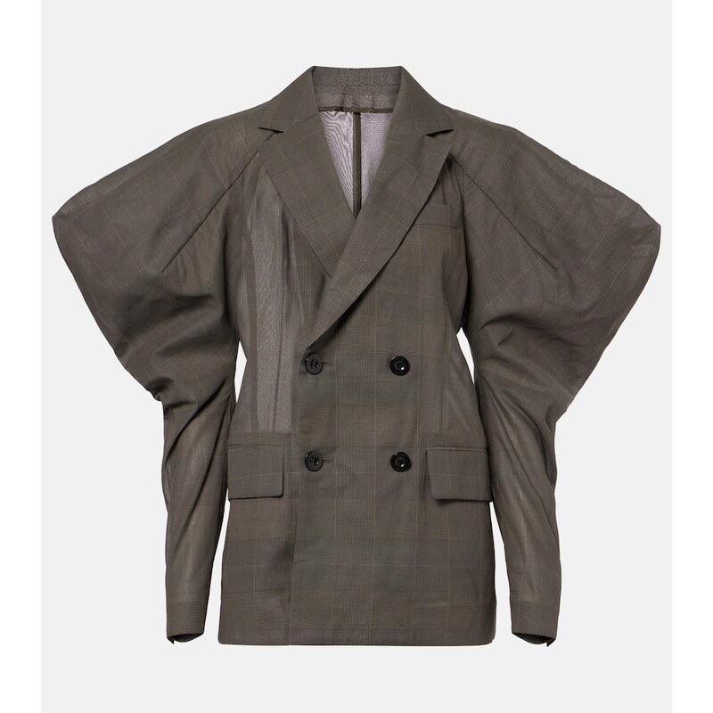 Sacai Cotton voile blazer