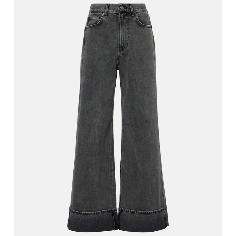 Veronica Beard Taylor high-rise wide-leg jeans
