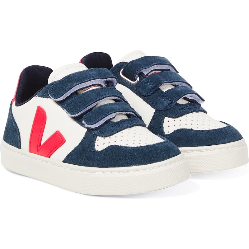 Veja Kids V-10 leather sneakers