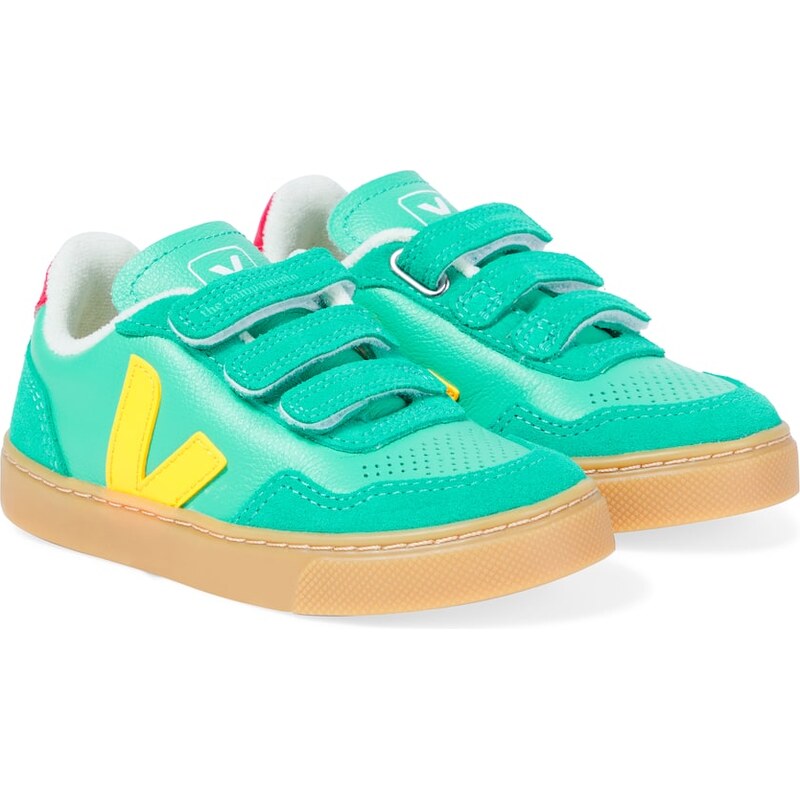 Veja Kids x The Campamento V-90 leather sneakers