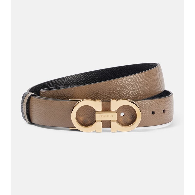 Ferragamo Gancini reversible leather belt