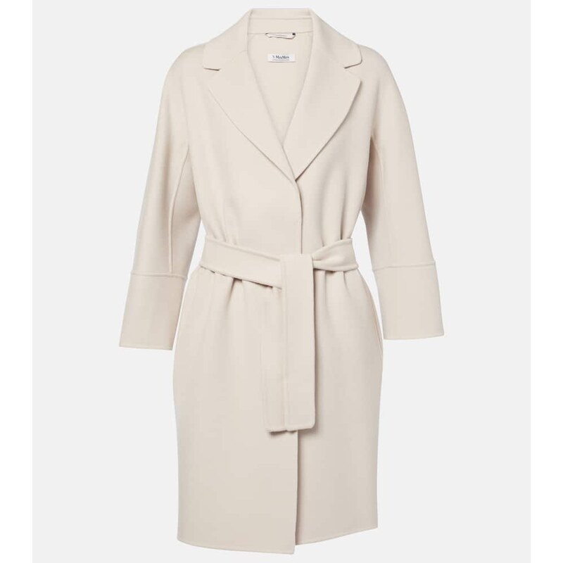 S Max Mara Arona wool wrap coat