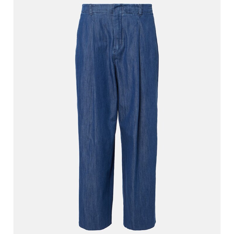 S Max Mara Sophie denim wide-leg pants