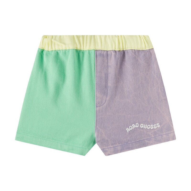 Bobo Choses Baby colorblock cotton shorts