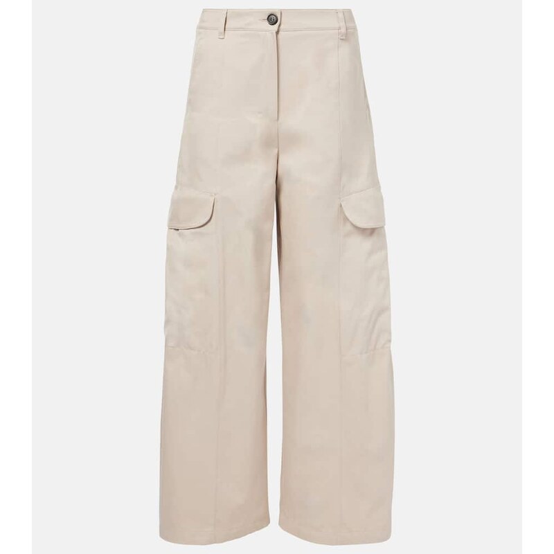 S Max Mara Cotton gabardine cargo pants