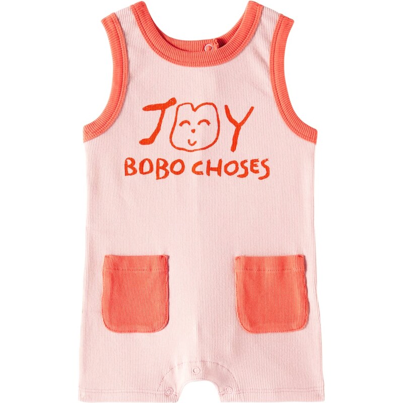 Bobo Choses Baby printed cotton-blend playsuit