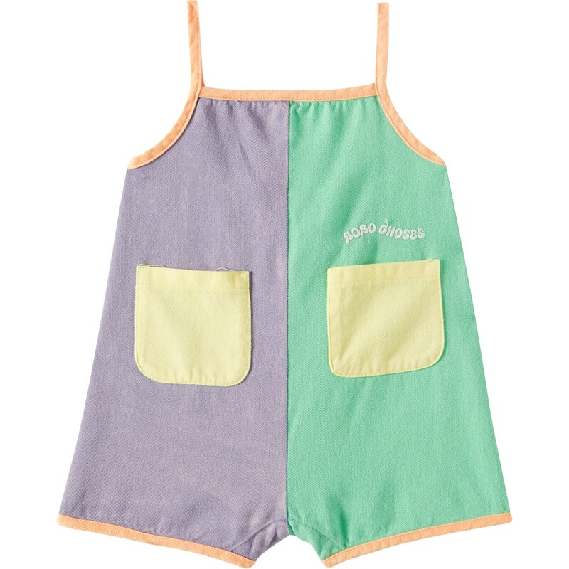 Bobo Choses Baby colorblock cotton jumpsuit
