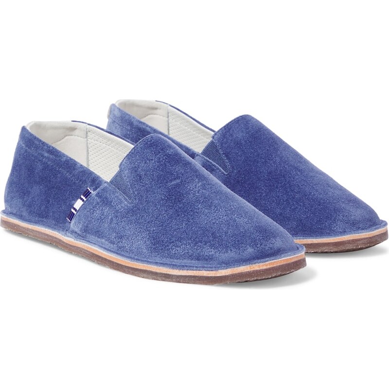 Brunello Cucinelli Kids Suede slip-on shoes