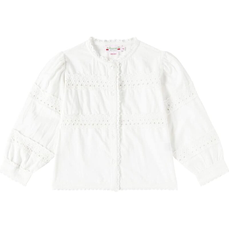 Bonpoint Elyah embroidered cotton blouse