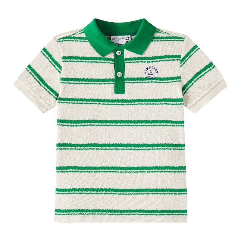 Bonpoint Edel cotton terry polo shirt