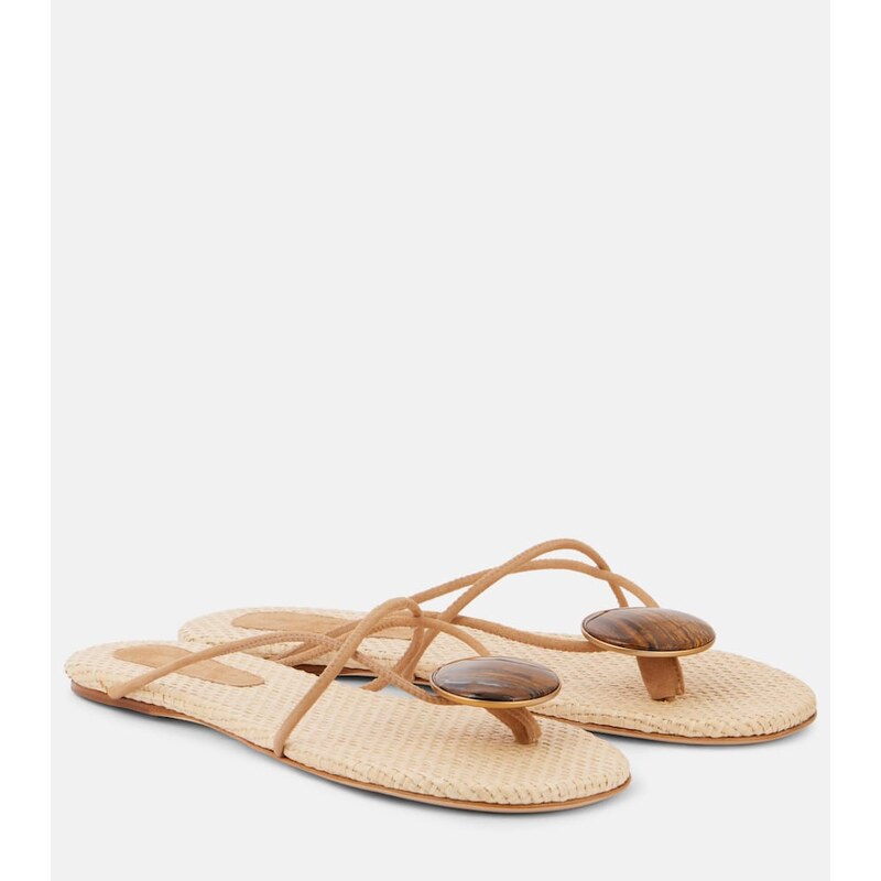 Christopher Esber Doma embellished thong sandals