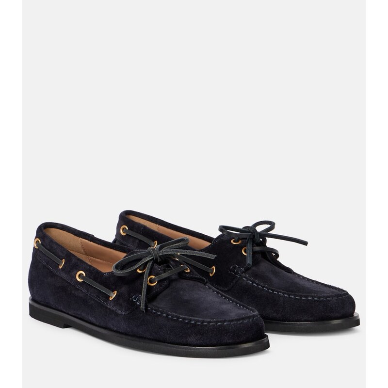 Gianvito Rossi VandÃe suede boat shoes