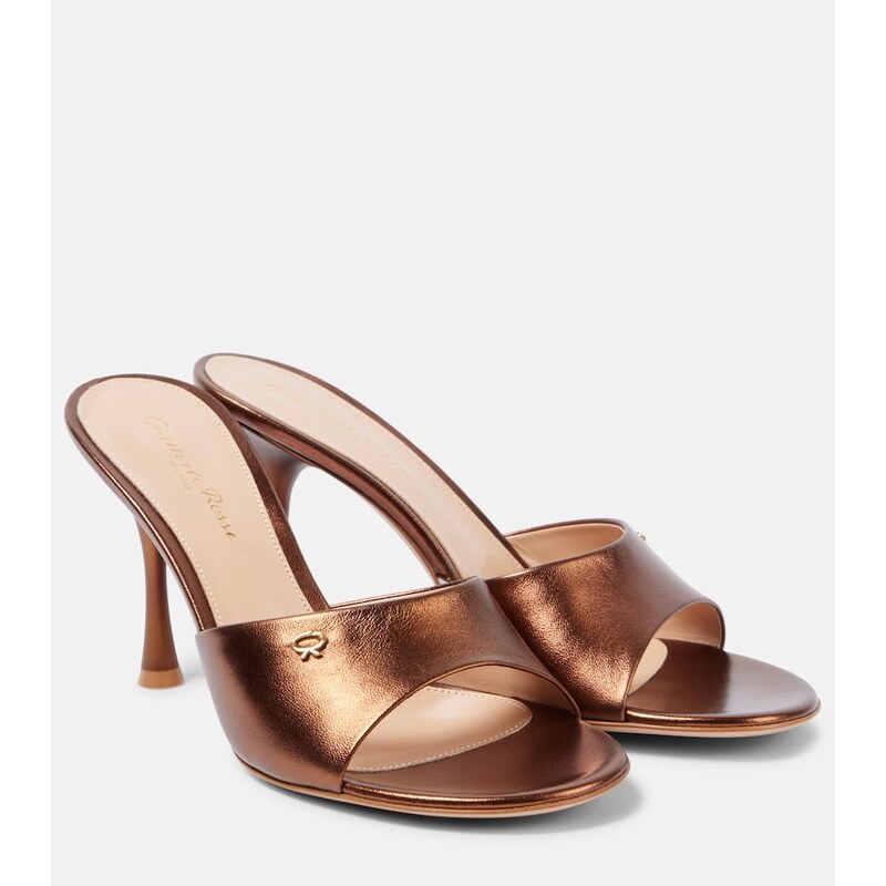 Gianvito Rossi Leather mules
