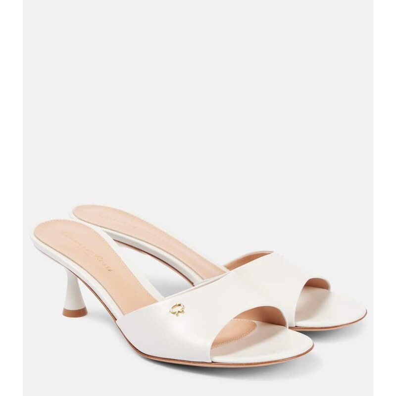 Gianvito Rossi 55 leather mules