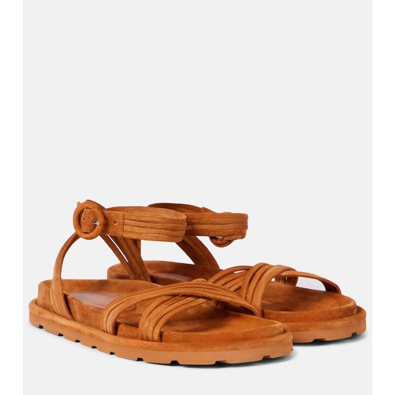 Gianvito Rossi Lianne suede sandals