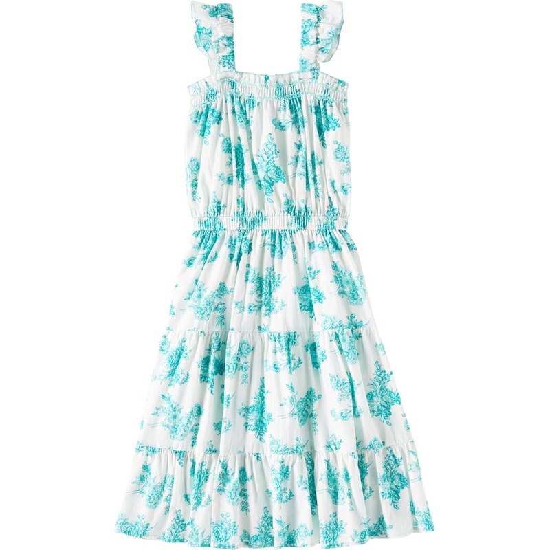 Cera Una Volta Mavy tiered floral cotton dress