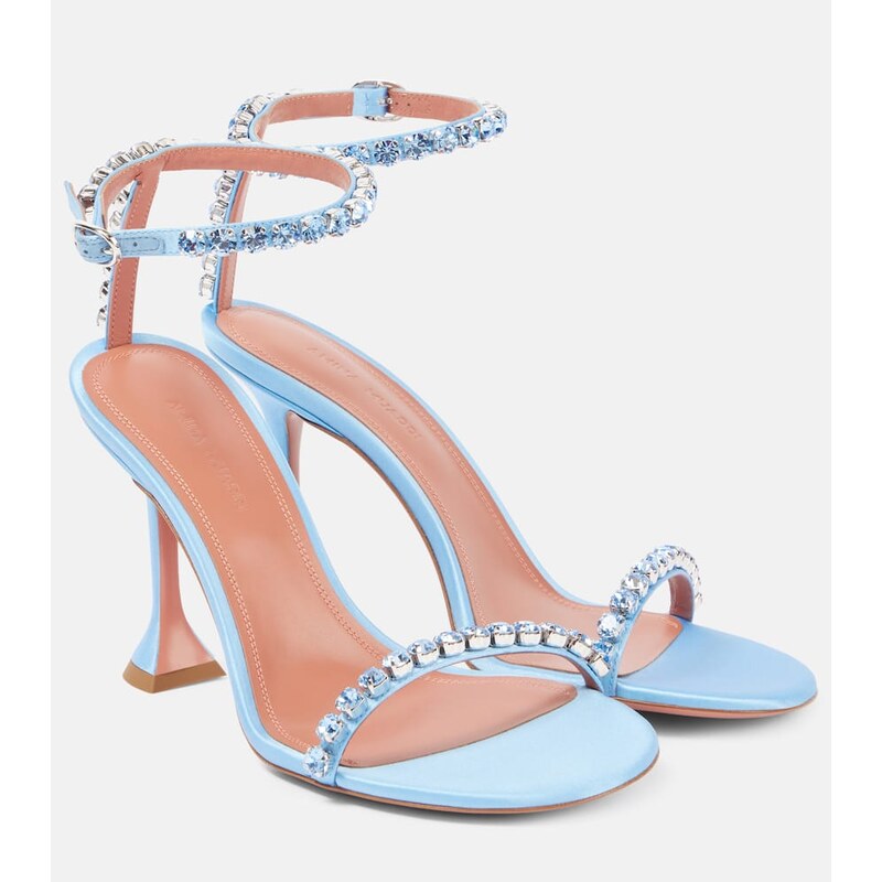 Amina Muaddi Gigi 95 embellished sandals