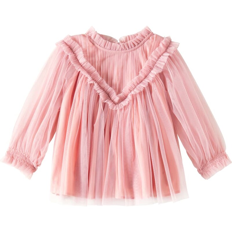 Cera Una Volta Sandra ruffled tulle shirt