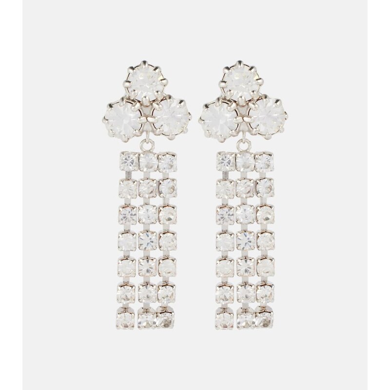 Jil Sander Crystal-embellished earrings