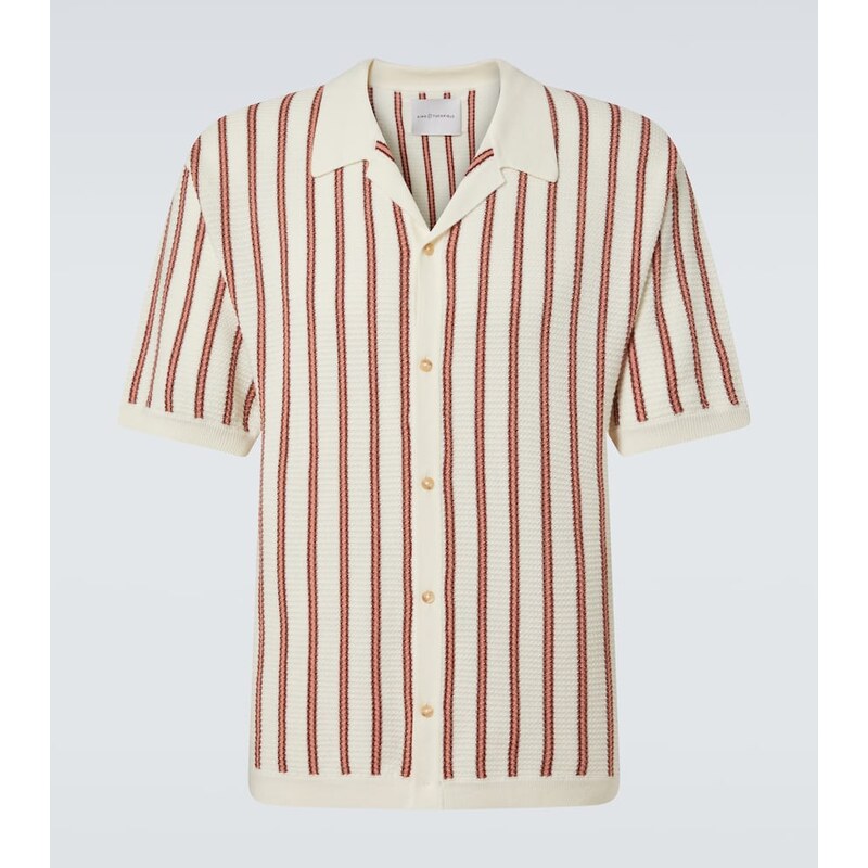 King & Tuckfield Striped wool shirt