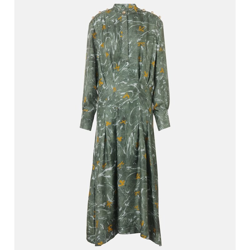 Altuzarra Felicia studded silk maxi dress