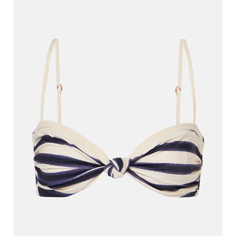 Johanna Ortiz Striped bikini top