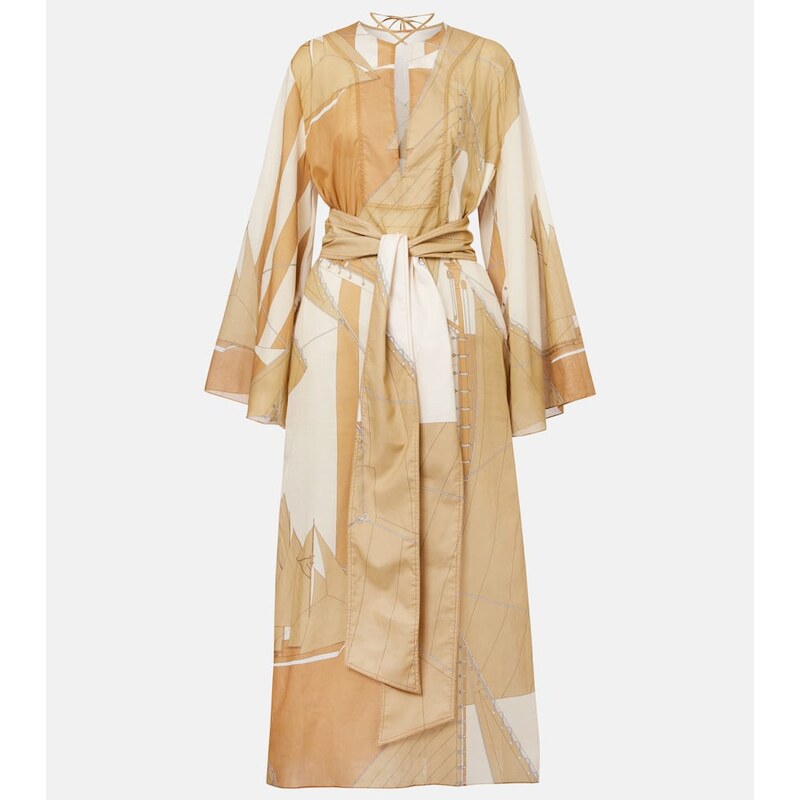 Johanna Ortiz Aqua Cruiser cotton voile kaftan