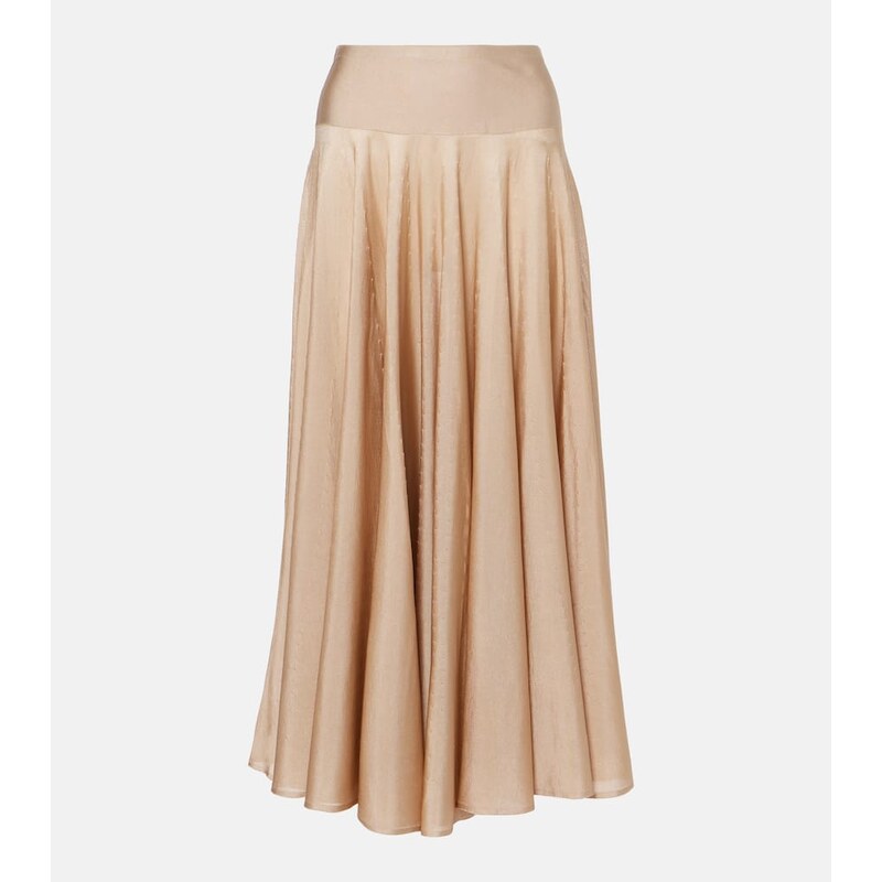 Alaïa Pleated maxi skirt