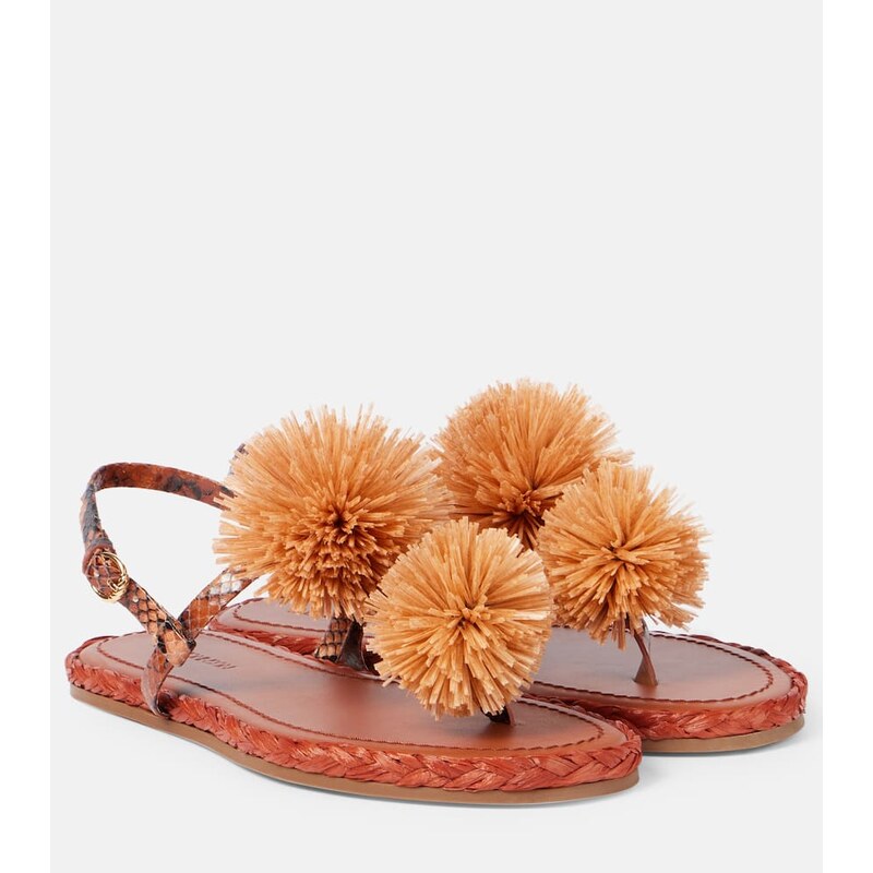 Ulla Johnson Ingrid leather-trimmed espadrilles