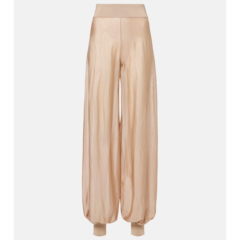 Alaïa Knitted wide-leg pants