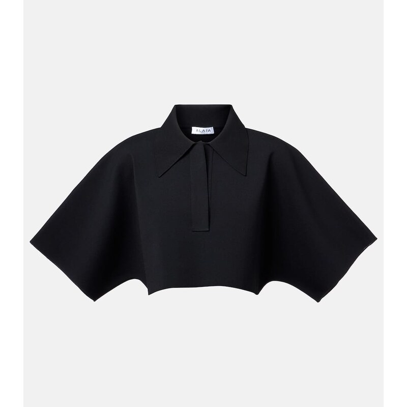 Alaïa Cropped polo shirt