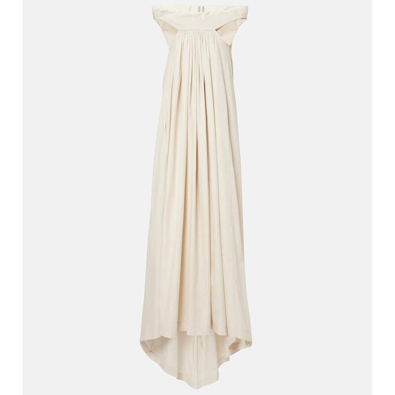 Rick Owens Chalice cutout cotton poplin maxi dress