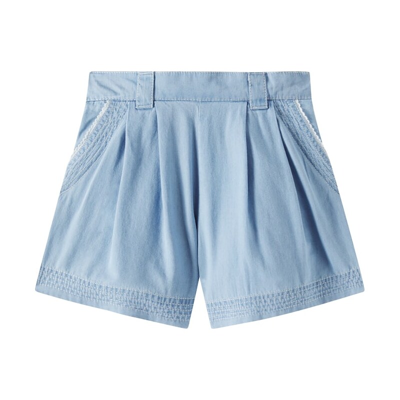 Chloé Kids Denim Bermuda shorts