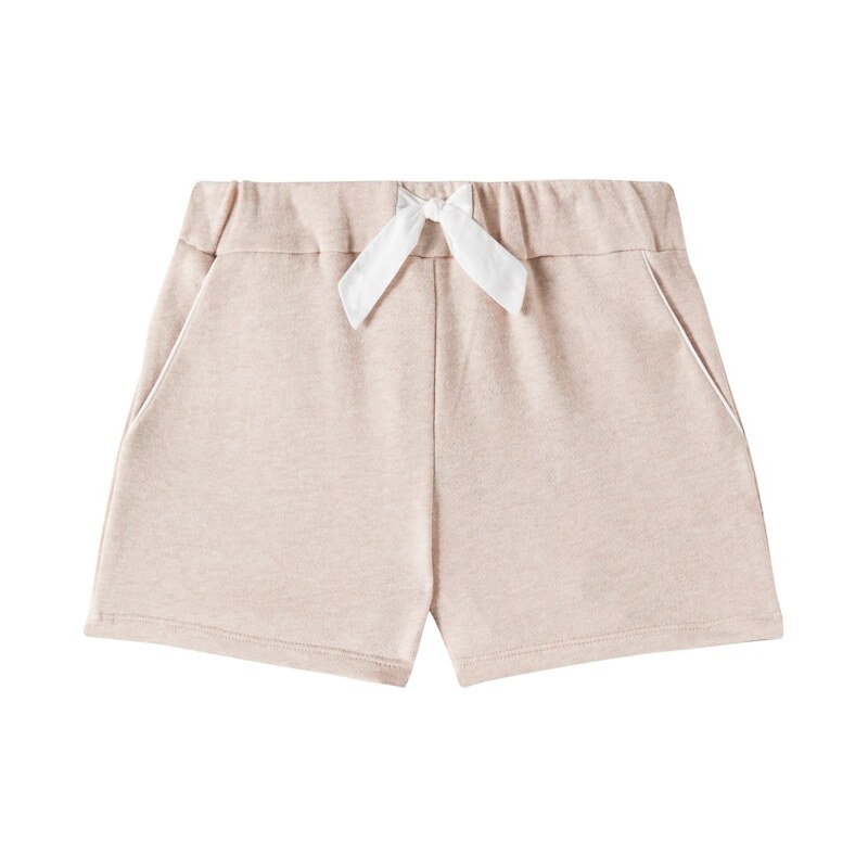 Chloé Kids Embroidered cotton jersey shorts