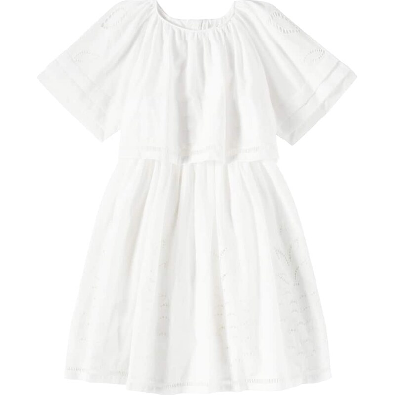Chloé Kids Broderie anglaise cotton dress