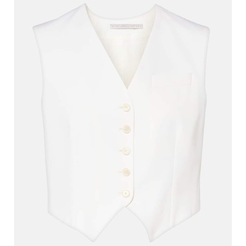 Stella McCartney Cropped wool vest