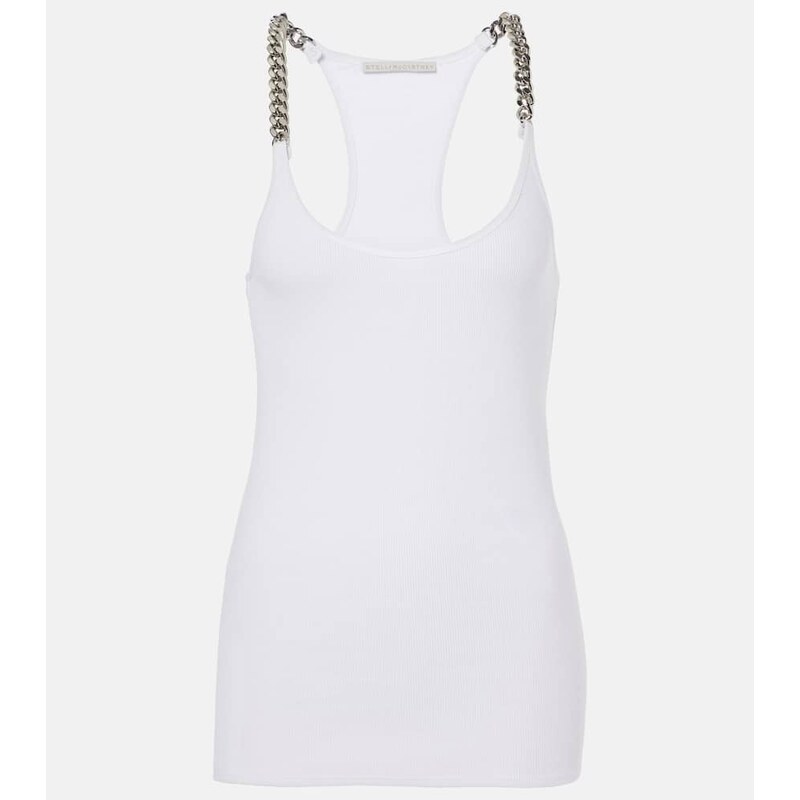 Stella McCartney Cotton-blend tank top