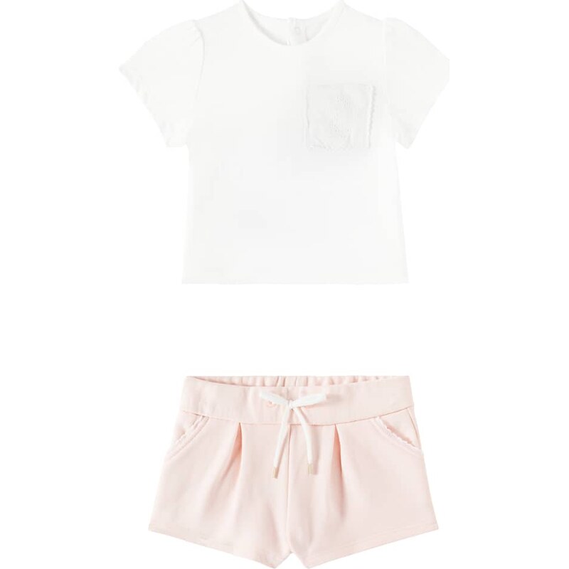 Chloé Kids Baby cotton jersey T-shirt and shorts set