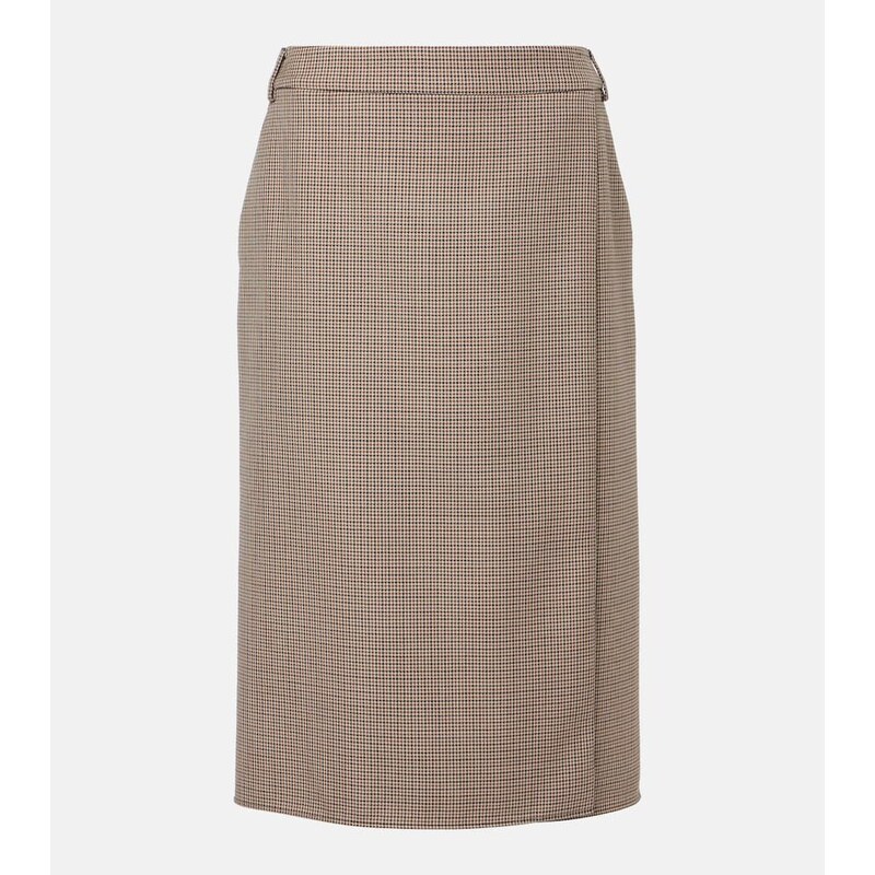 Stella McCartney Houndstooth wool pencil skirt