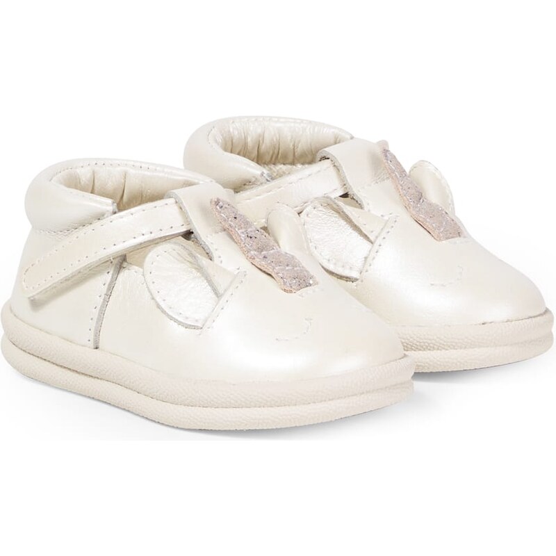 Donsje Baby Zilpa metallic leather sneakers