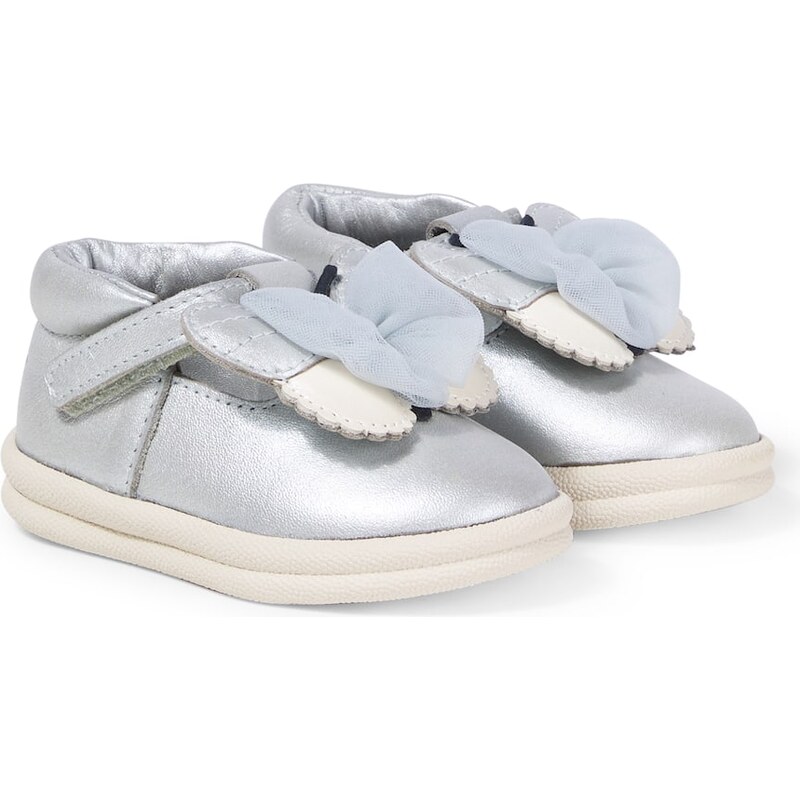 Donsje Baby Vlindy metallic leather sneakers