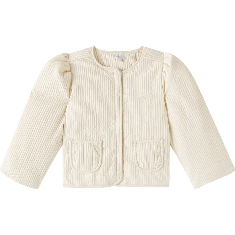 Donsje Cleasje logo embroidered quilted jacket