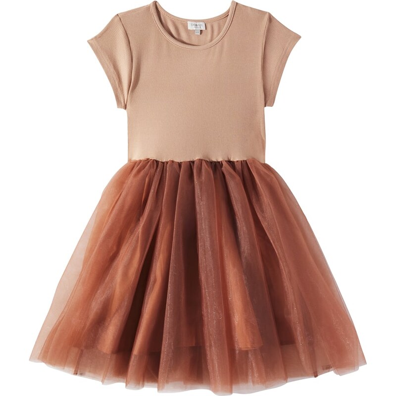Donsje Timie jersey and tulle dress