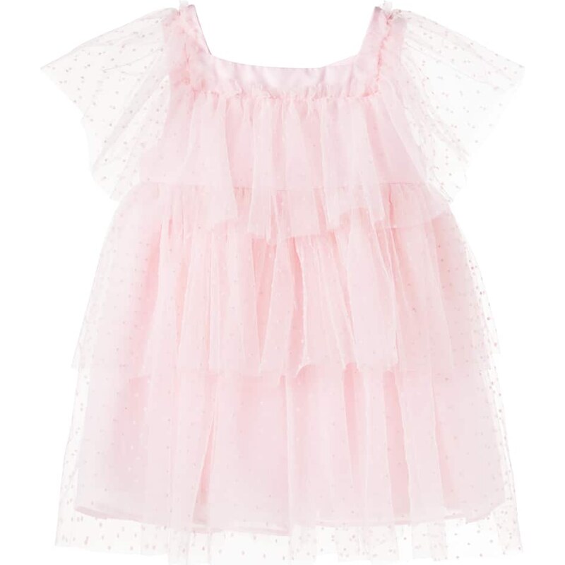 Patachou Polka-dot tulle dress